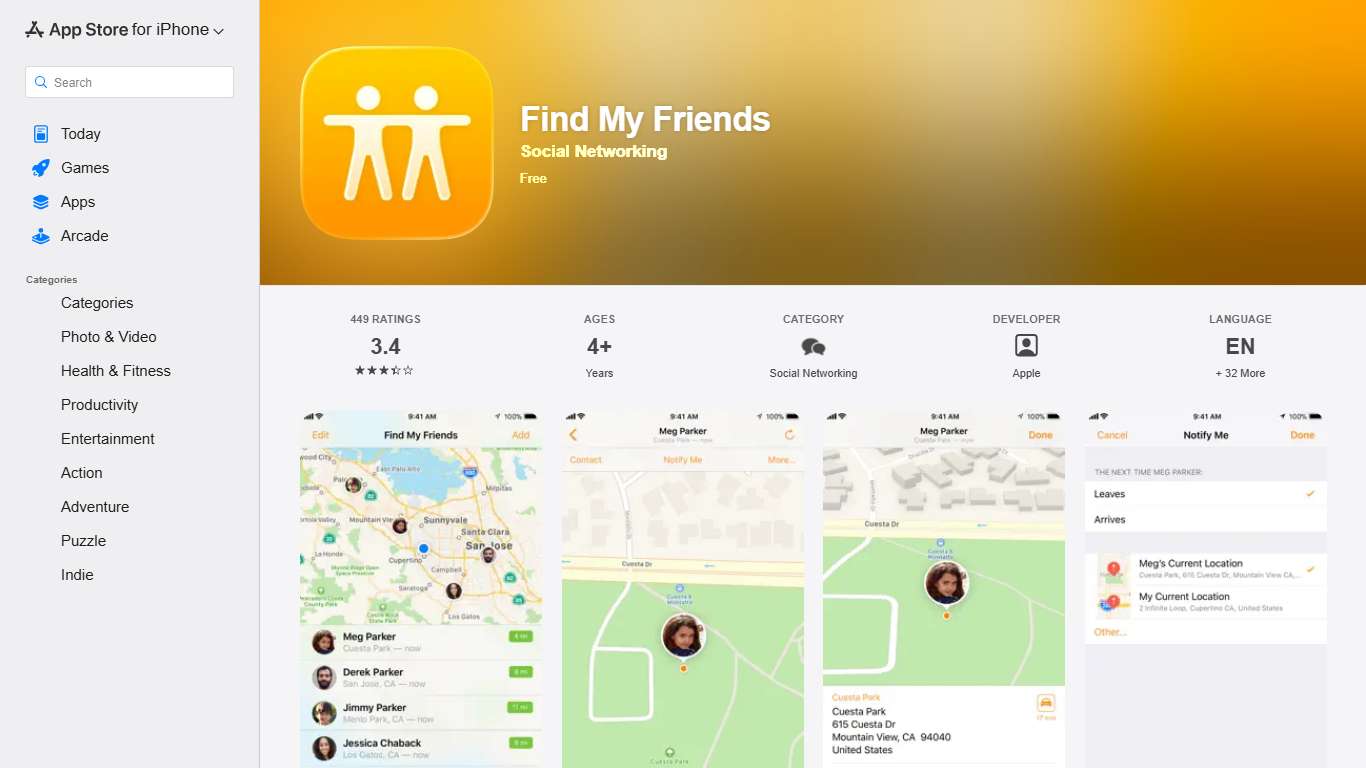 ‎Find My Friends App - App Store